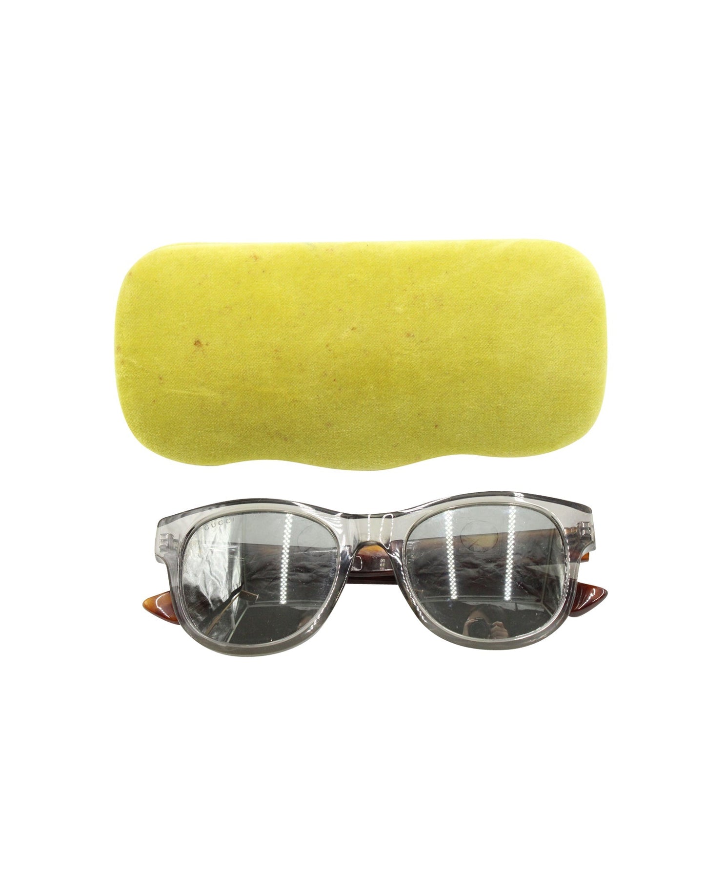Luxury Gucci Trending 2025 Wayfarer GG0044SA Sunglasses in Grey Acetate