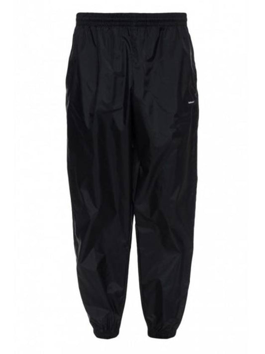 Luxury Balenciaga Logo Training Track Pants Black