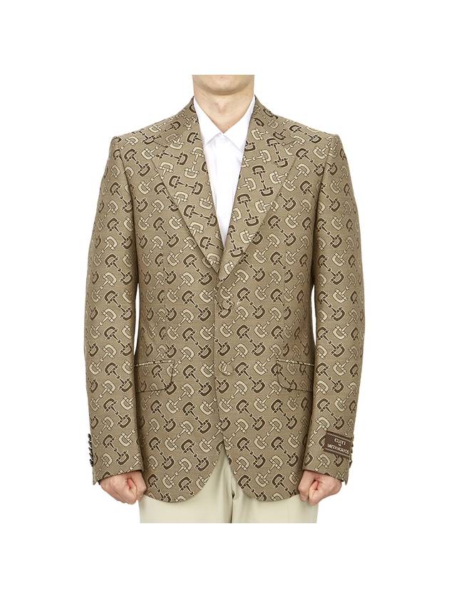 Luxury Gucci Trending 2025 Horsebit Jacket Beige