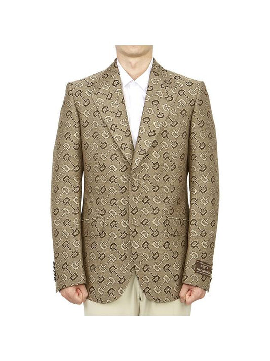 Luxury Gucci Trending 2025 Horsebit Jacket Beige