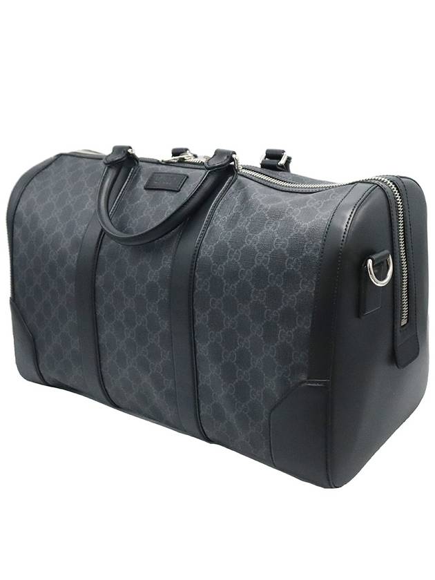 Luxury Gucci Trending 2025 Luxury Gucci Trending 2025 474131 Black GG Soft Supreme Canvas Carry On Duffle Bag Travel 2WAY