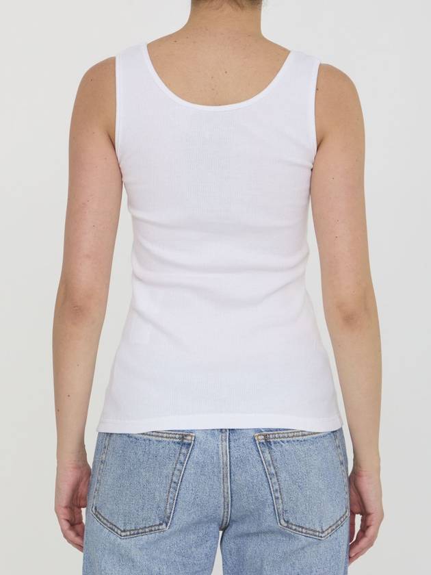Luxury Gucci Trending 2025 Logo Sleeveless White