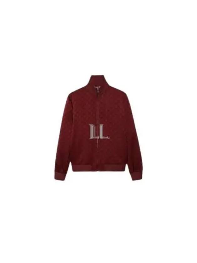 Luxury Gucci Trending 2025 GG Jacquard Zip Up Jacket Red