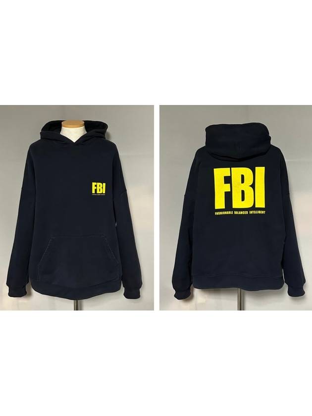 Luxury Balenciaga FBI Tiger Logo Reversible Hoodie 110