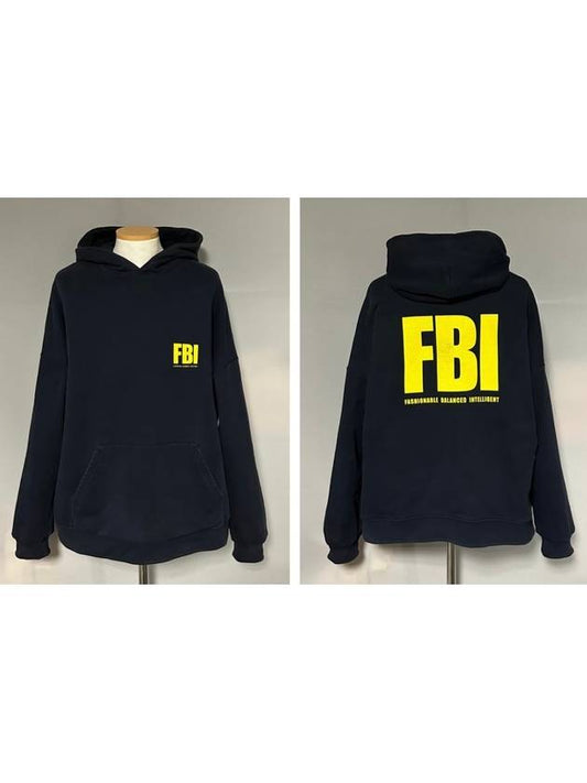 Luxury Balenciaga FBI Tiger Logo Reversible Hoodie 110