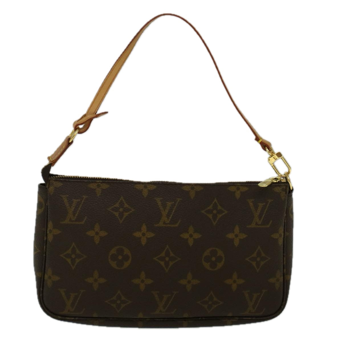 Louis Vuitton Pochette Accessoire  Canvas Clutch Bag ()