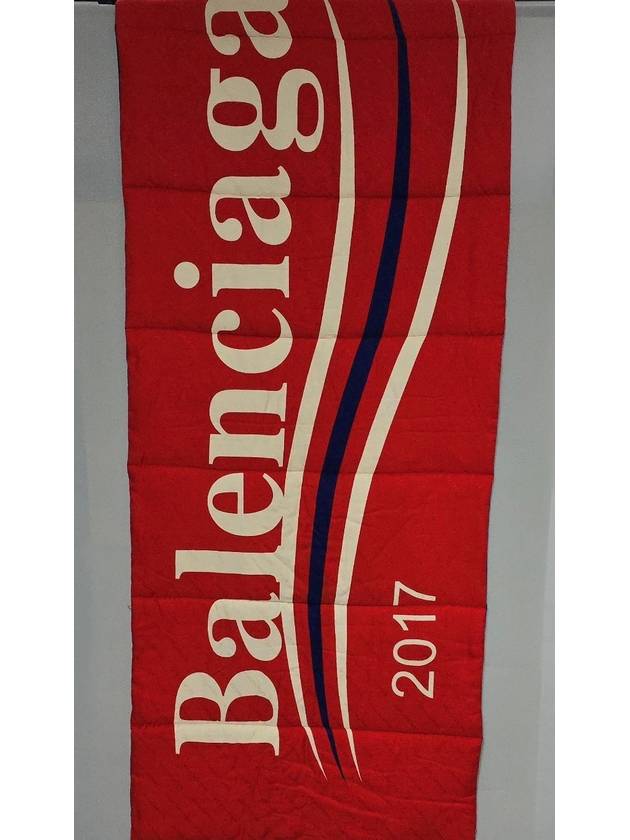 Luxury Balenciaga Wave logo muffler
