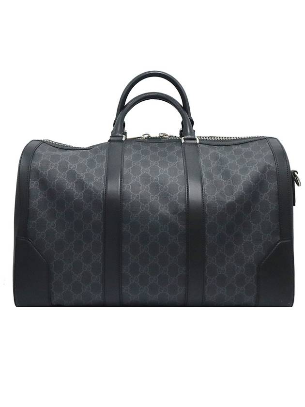Luxury Gucci Trending 2025 Luxury Gucci Trending 2025 474131 Black GG Soft Supreme Canvas Carry On Duffle Bag Travel 2WAY