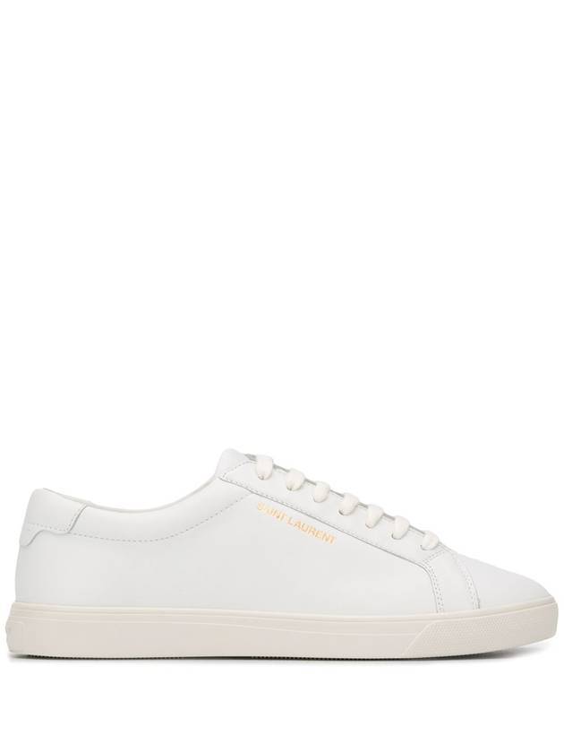Luxury Saint Laurent Women's Andy Low Top Sneakers White