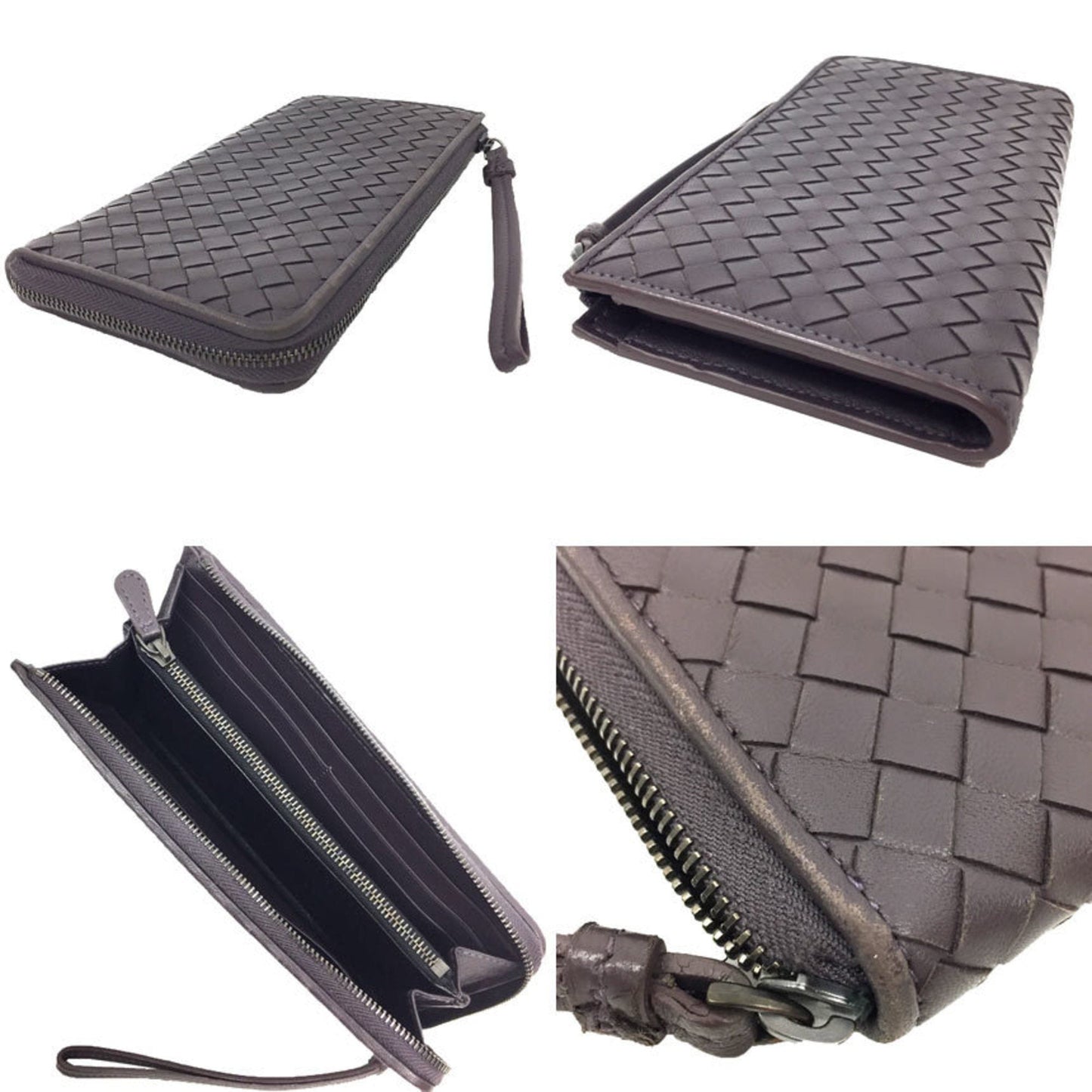 Luxury Bottega Veneta  Leather Long Wallet (Bi-Fold) ()