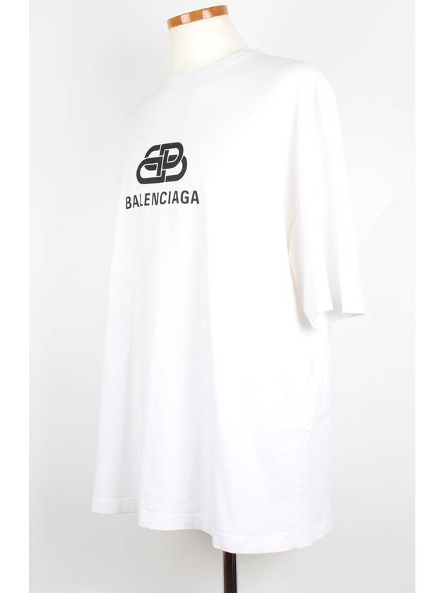 Luxury Balenciaga BB logo short sleeve M