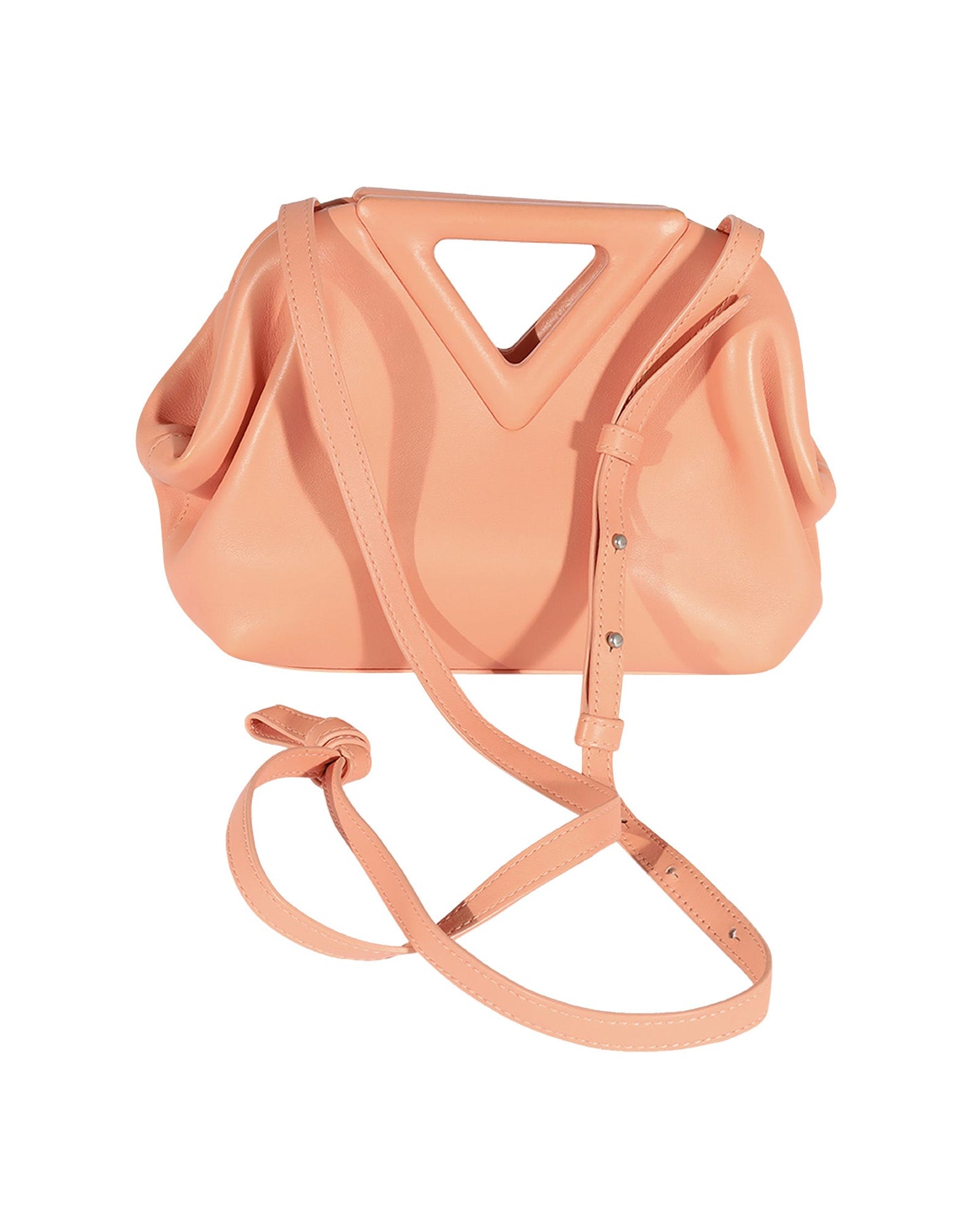 Luxury Bottega Veneta Peachy Calfskin Small The Point Bag