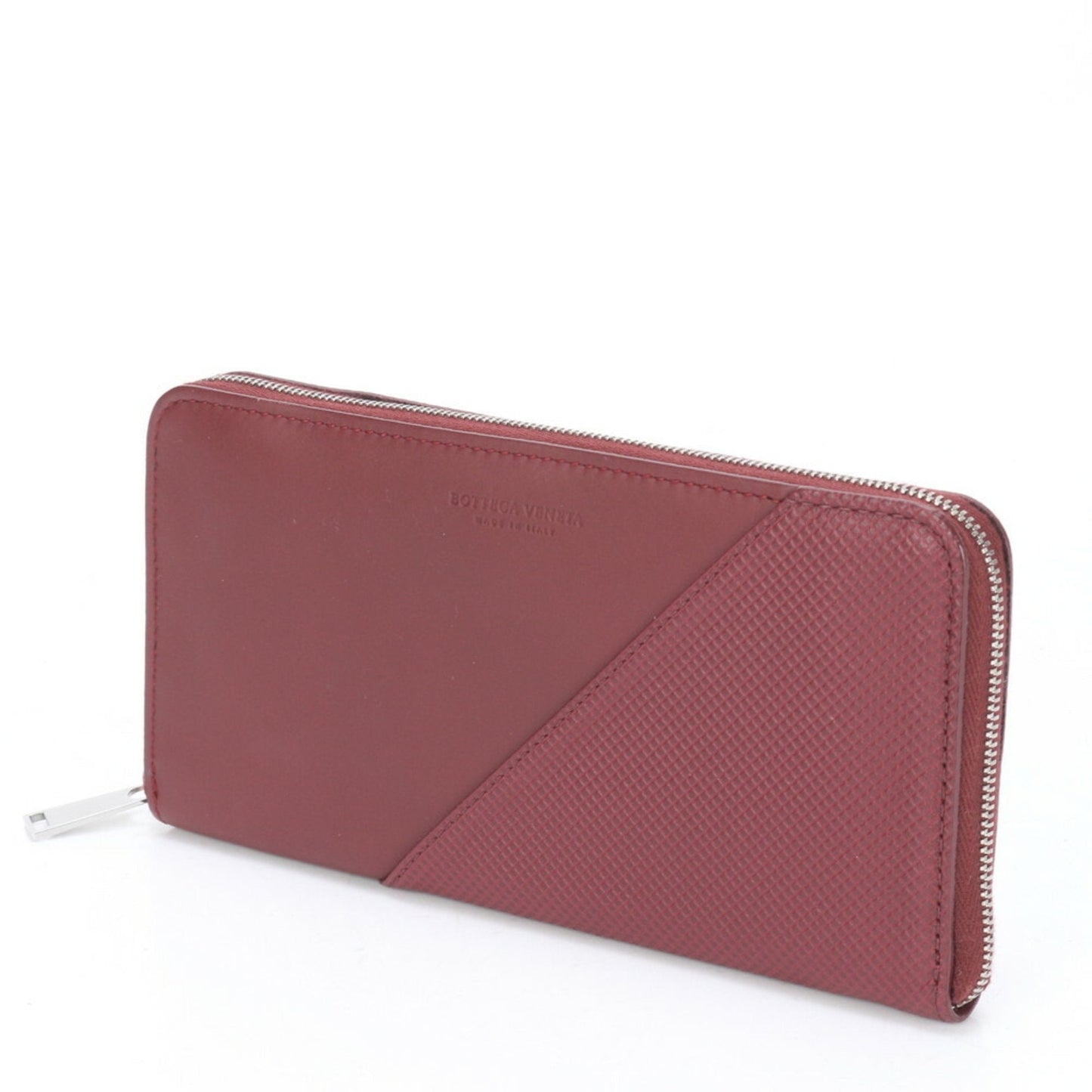 Luxury Bottega Veneta  Leather Coated Canvas Long Wallet (Bi-Fold) ()