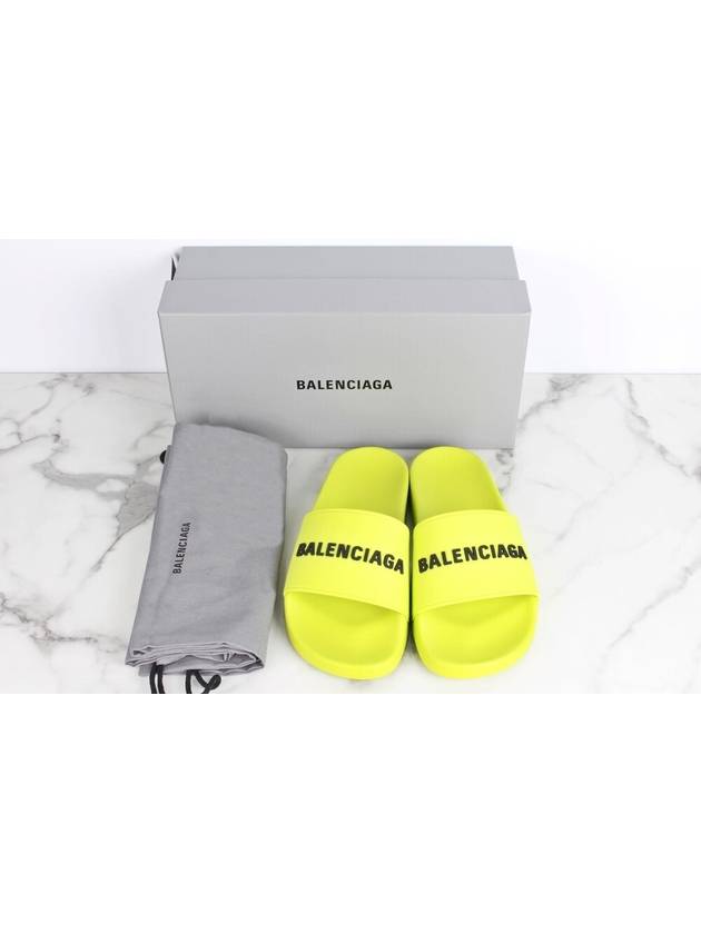 Luxury Balenciaga Logo slide slipper sandals 39 260