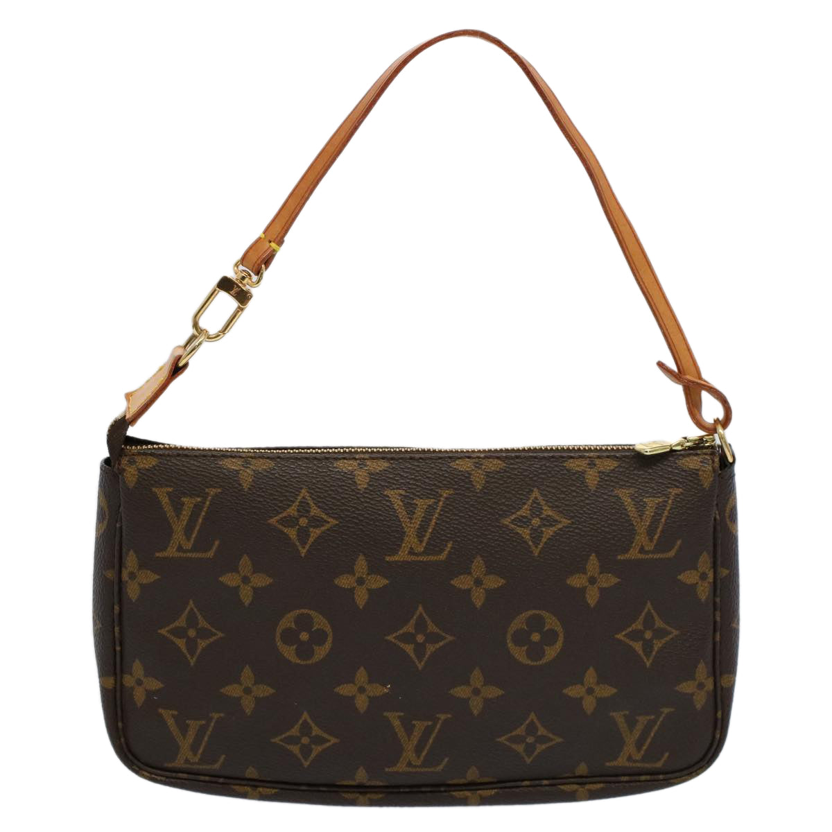 Louis Vuitton Pochette Accessoire  Canvas Clutch Bag ()