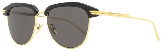 Luxury Bottega Veneta Unisex Alternative Fit Sunglasses BV1112SA 001 Black/Gold 54mm