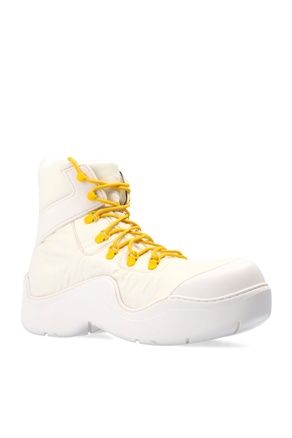 Luxury Bottega Veneta Mens Bomber Boots In White