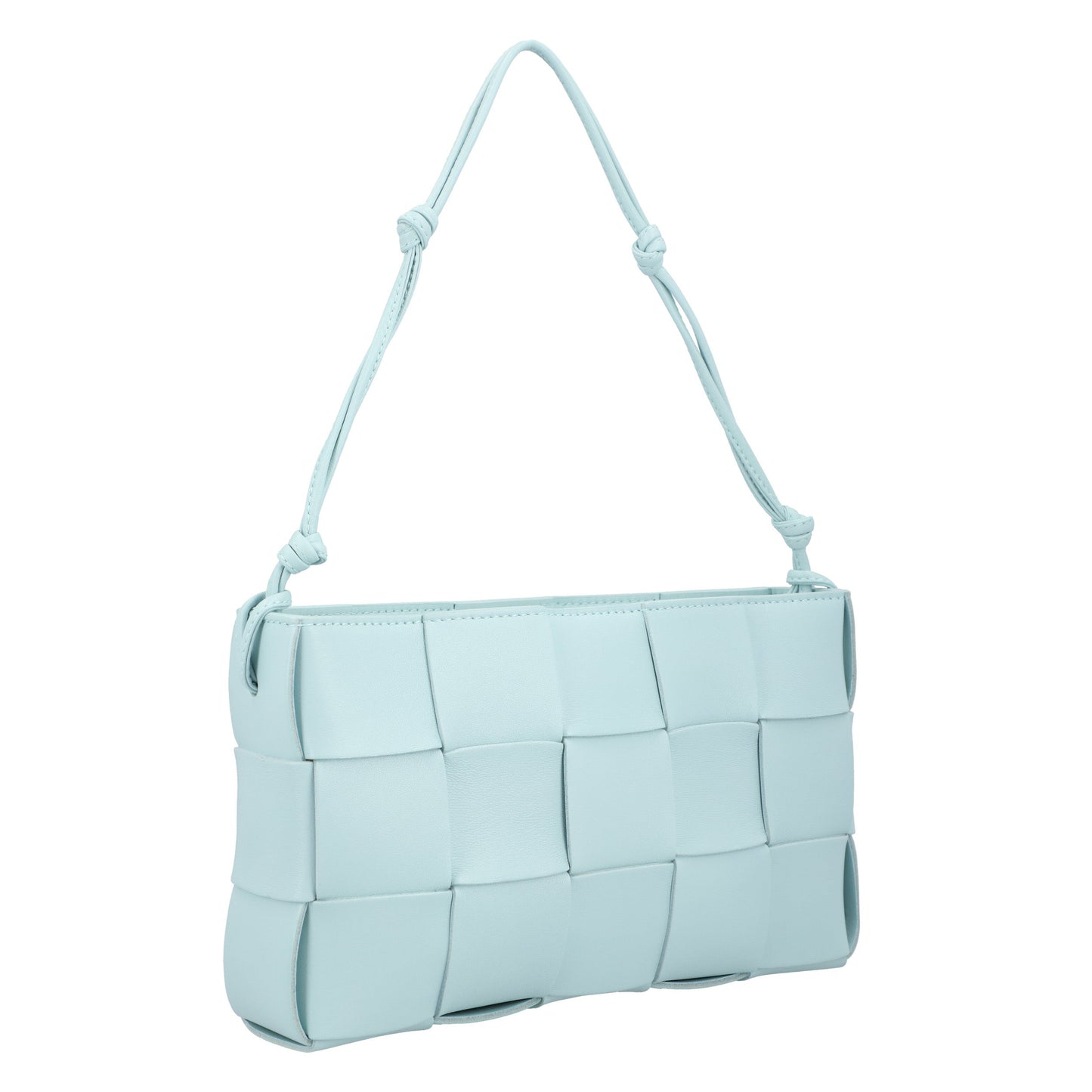 Luxury Bottega Veneta Cassette Pouch On Strap blue