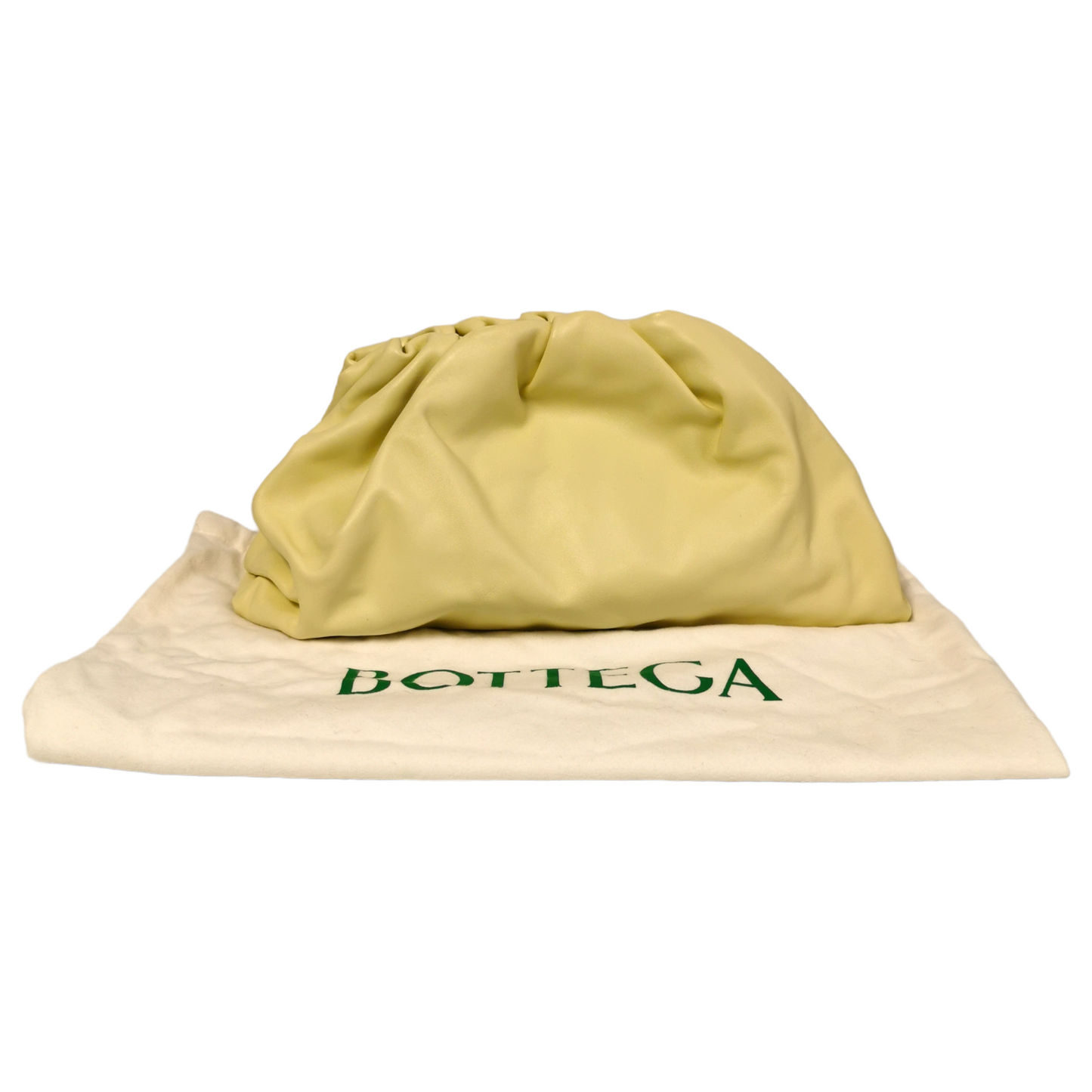 Luxury Bottega Veneta The Pouch Clutch Yellow