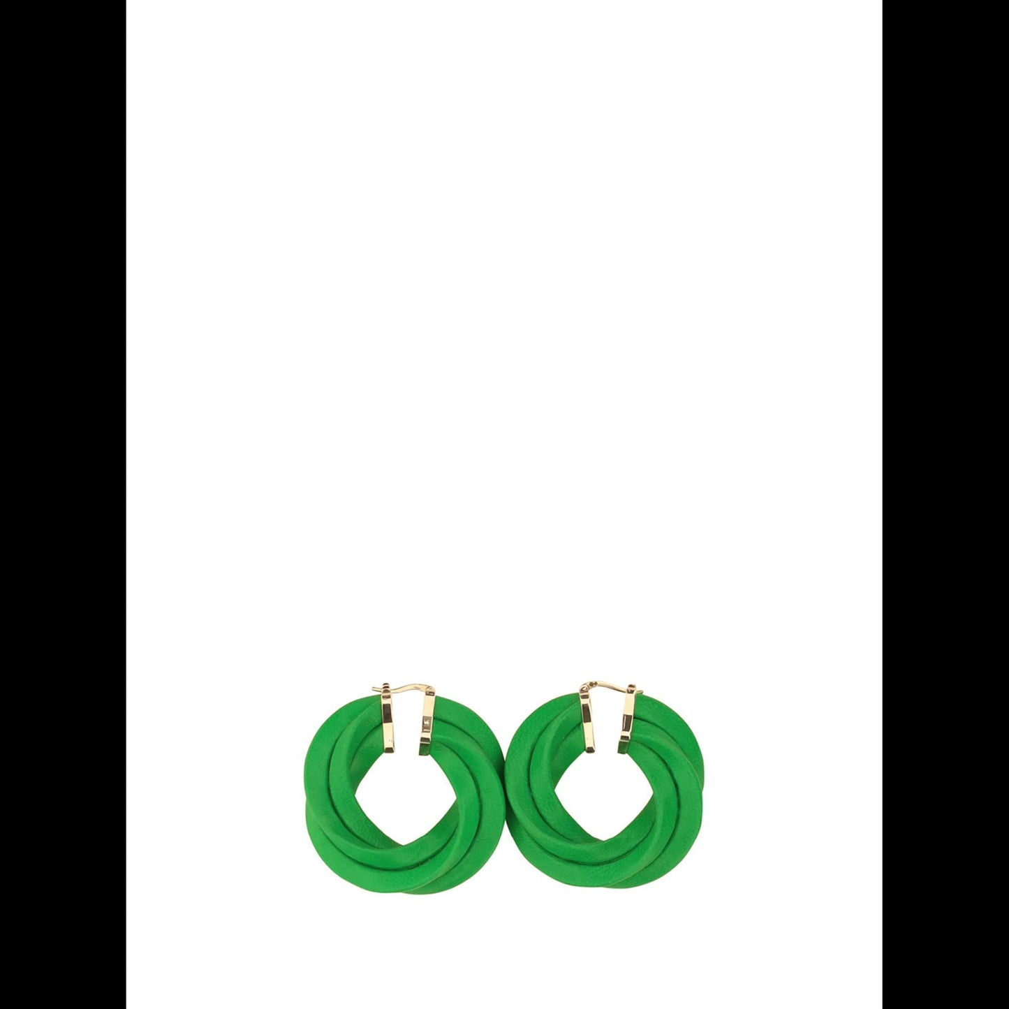 Luxury Bottega Veneta Sterling Silver And Nappa Earrings