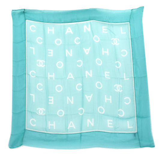 Luxury Chanel Spring 1997 Silk Scarf 100