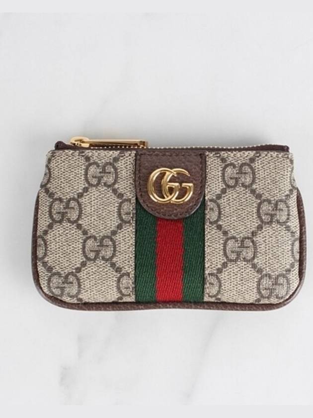 Luxury Gucci Trending 2025 Ophidia key case ring wallet