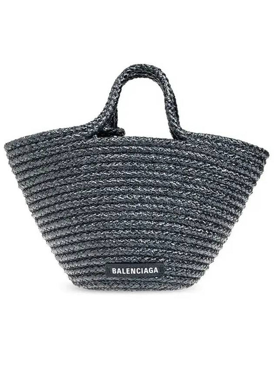 Luxury Balenciaga Ibiza Small Tote Bag Navy