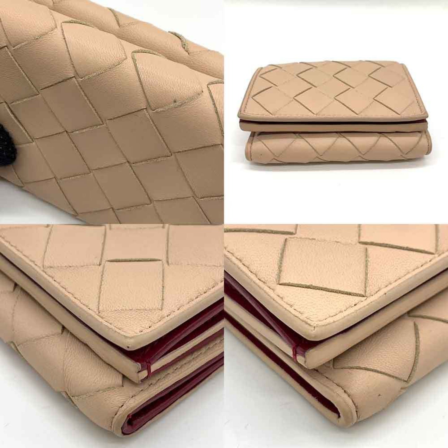 Luxury Bottega Veneta   Leather Wallet (Tri-Fold) ()