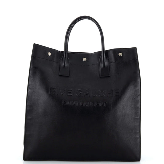 Luxury Saint Laurent Rive Gauche Shopper Tote Leather Tall