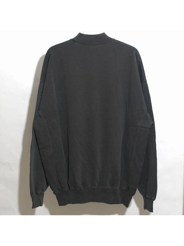 Luxury Balenciaga This Not Logo Cotton Sweatshirt Black