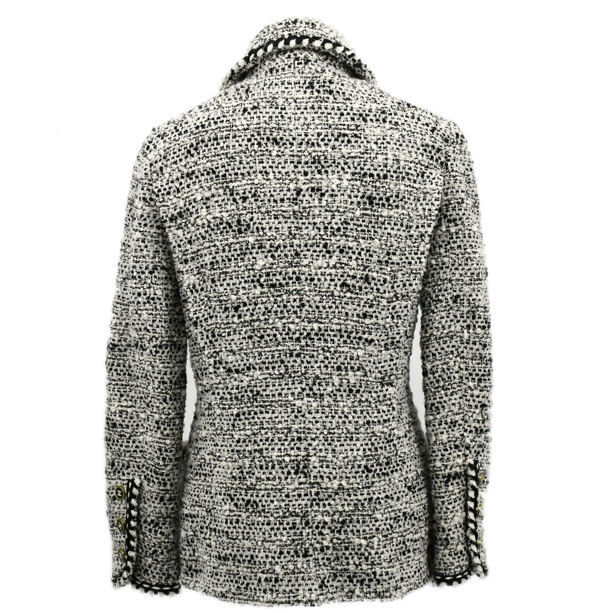 Luxury Chanel Fall 1994 single-breasted tweed blazer #42