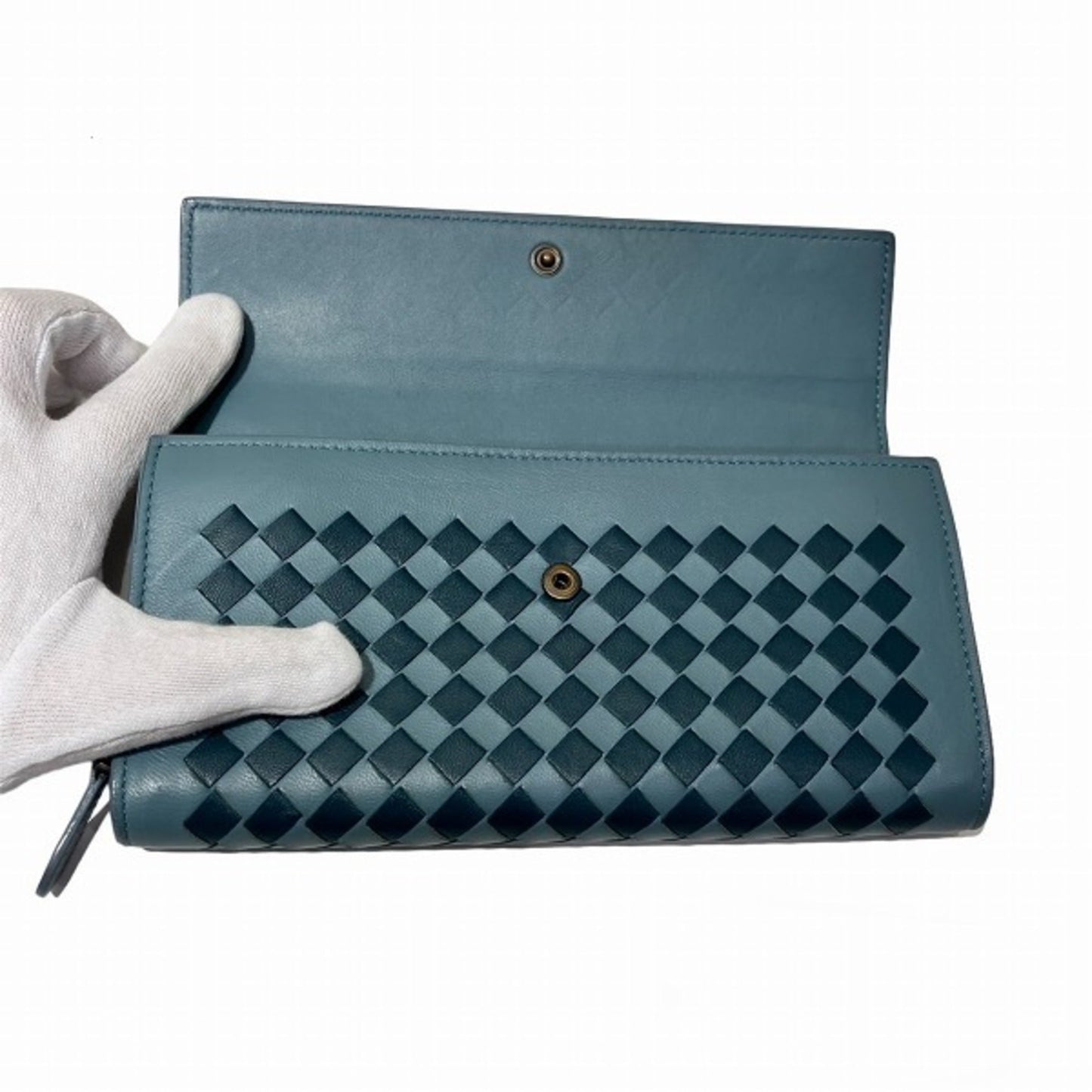 Luxury Bottega Veneta  Leather Long Wallet (Bi-Fold) ()