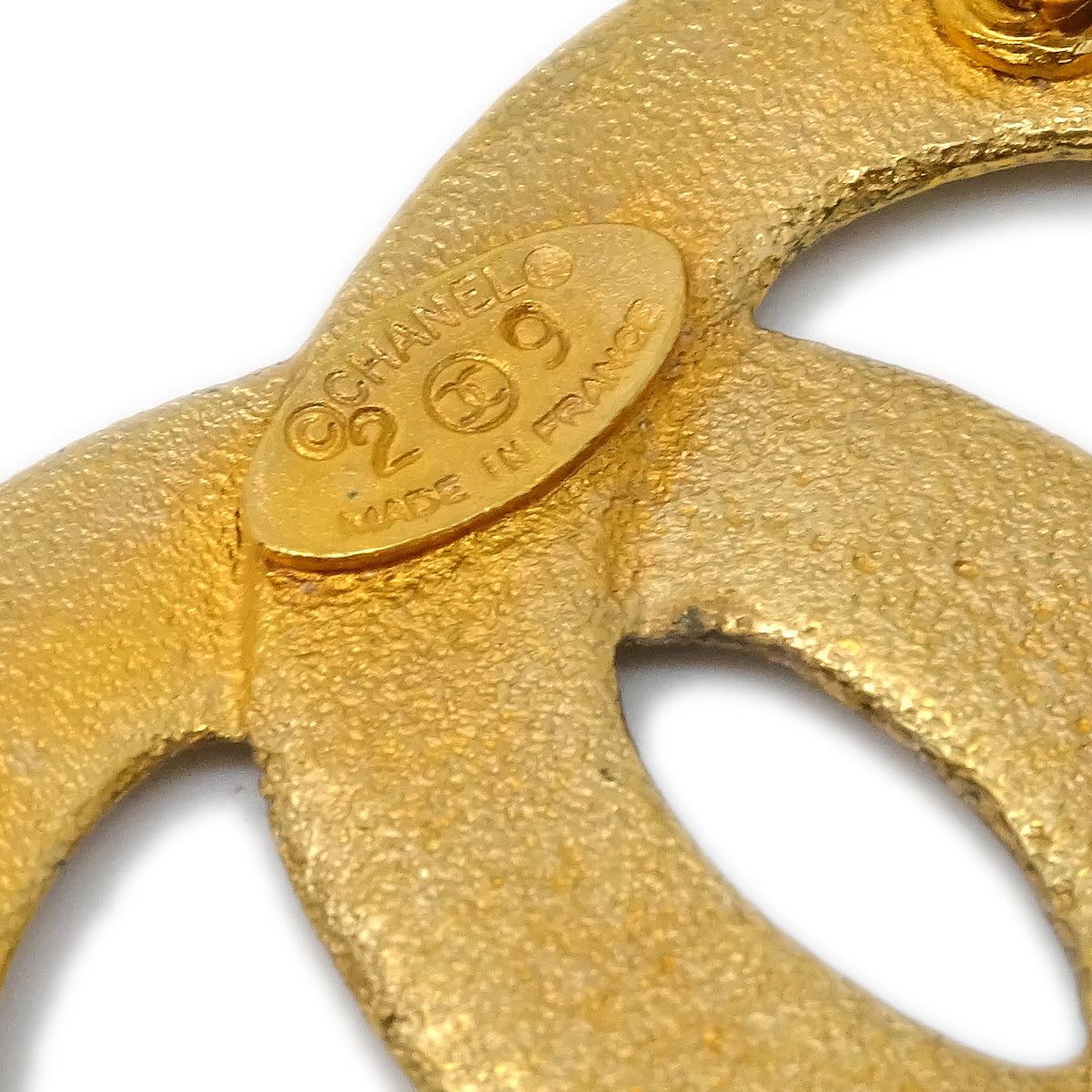 Luxury Chanel CC Brooch Pin Gold 29/1264