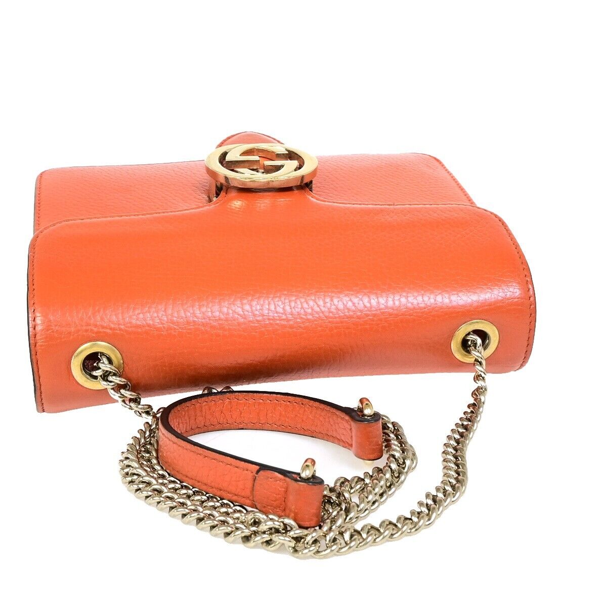 Luxury Gucci Trending 2025 Interlocking G  Leather Shoulder Bag ()