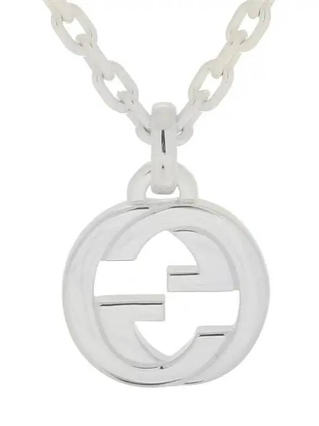 Luxury Gucci Trending 2025 Interlocking Chain Necklace Silver
