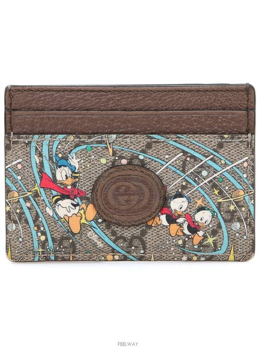 Luxury Gucci Trending 2025 XDisney Donald Duck Card Wallet 651935