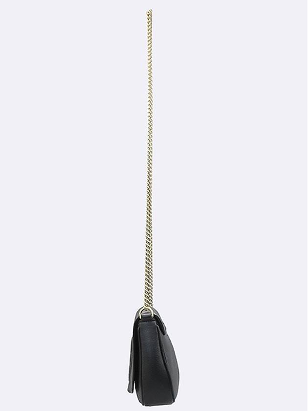 Luxury Gucci Trending 2025 Luxury Gucci Trending 2025 536224 SOHO Interlocking Tassel Decorated Logo Stitch Gold Metal Chain Cross Bag
