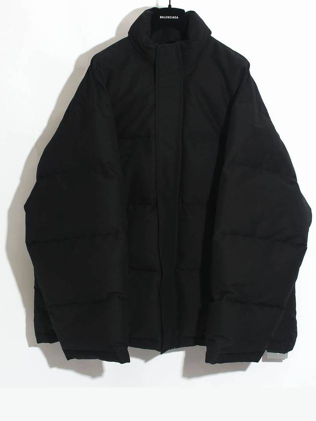 Luxury Balenciaga Men's Boxy Puffer Padding Black