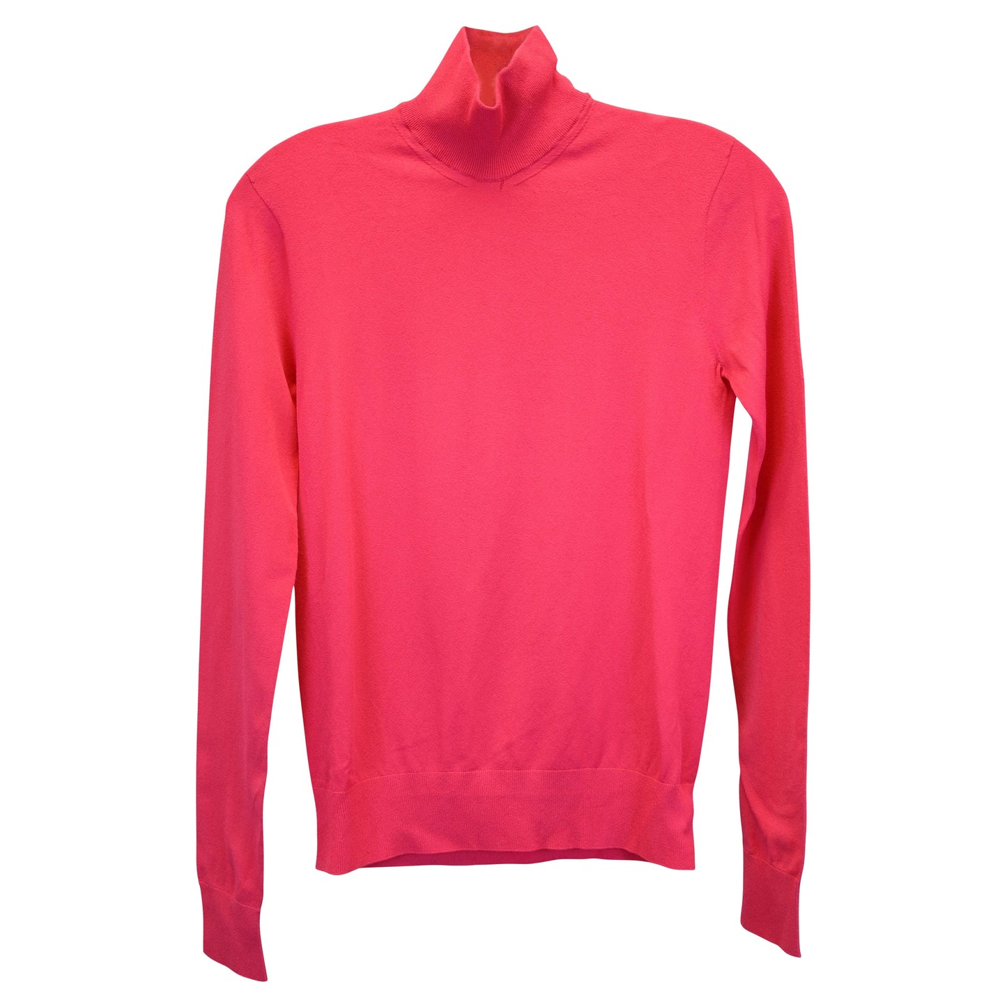 Luxury Bottega Veneta Turtleneck Sweater in Pink Wool