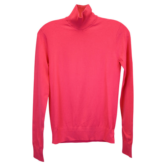 Luxury Bottega Veneta Turtleneck Sweater in Pink Wool