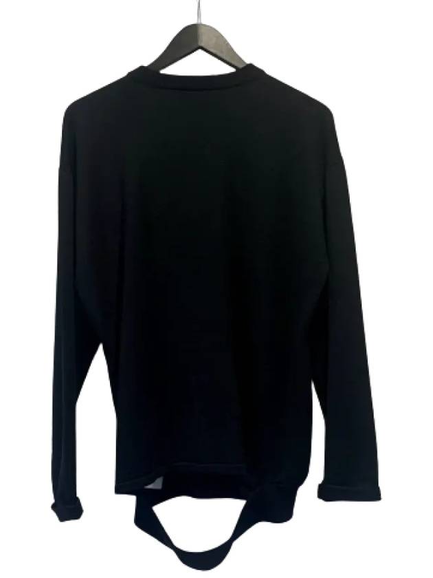 Luxury Balenciaga Logo Sweatshirt Black
