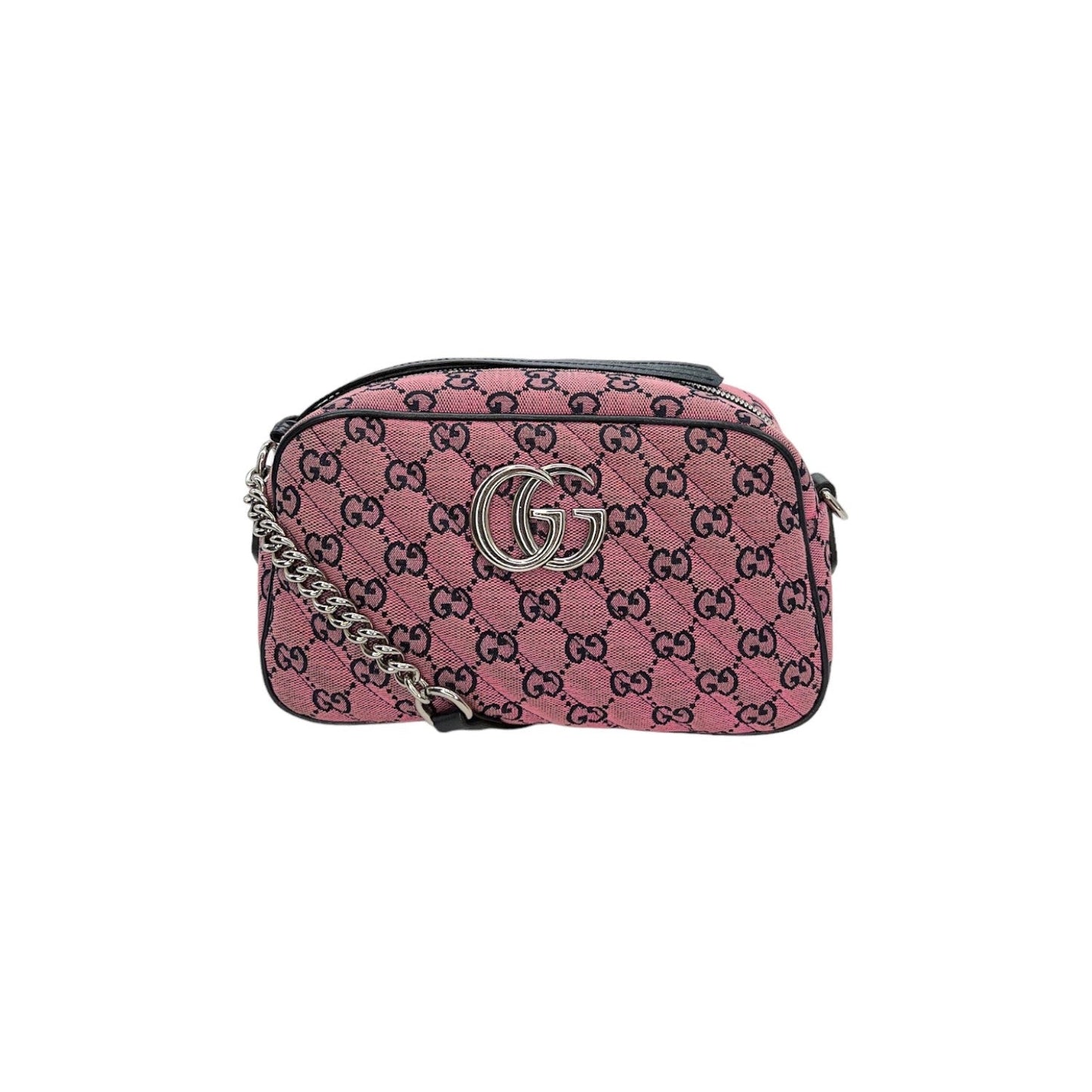 Luxury Gucci GG Canvas Small Marmont Matelassé Crossbody Bag
