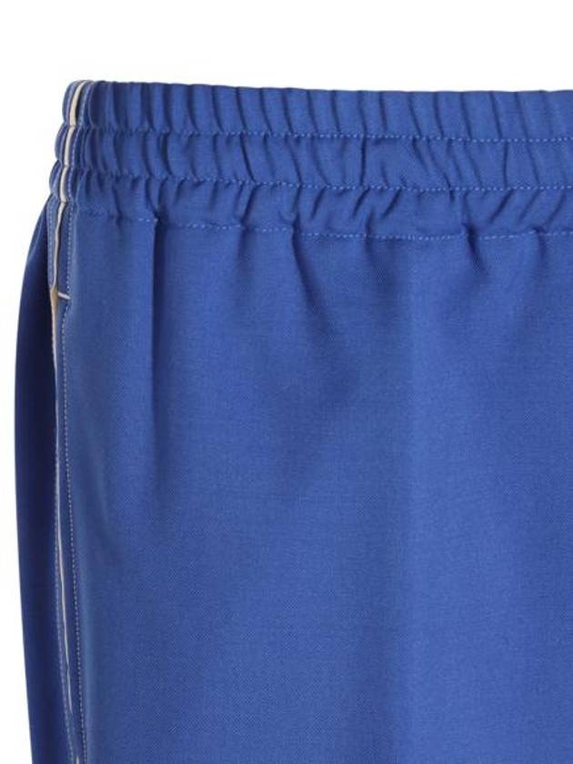 Luxury Gucci Trending 2025 Interlocking G Wool Mohair Track Pants Blue