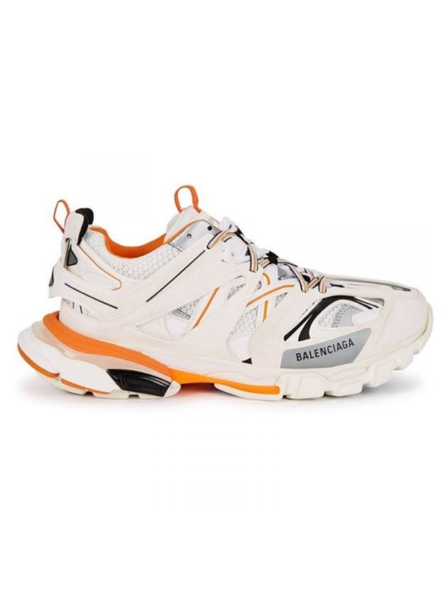 Luxury Balenciaga Track Low Top Sneakers White Orange