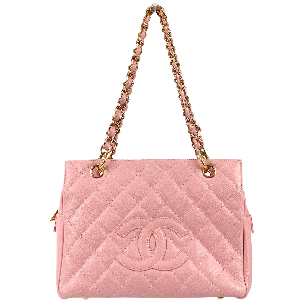 Luxury Chanel 2003-2004 Petite Timeless Tote PTT Pink Caviar