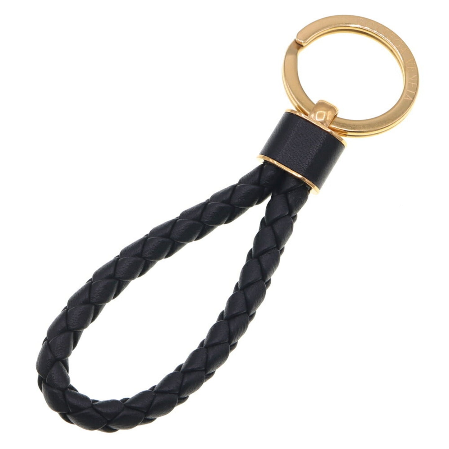Luxury Bottega Veneta  Leather Metal Keyring ()