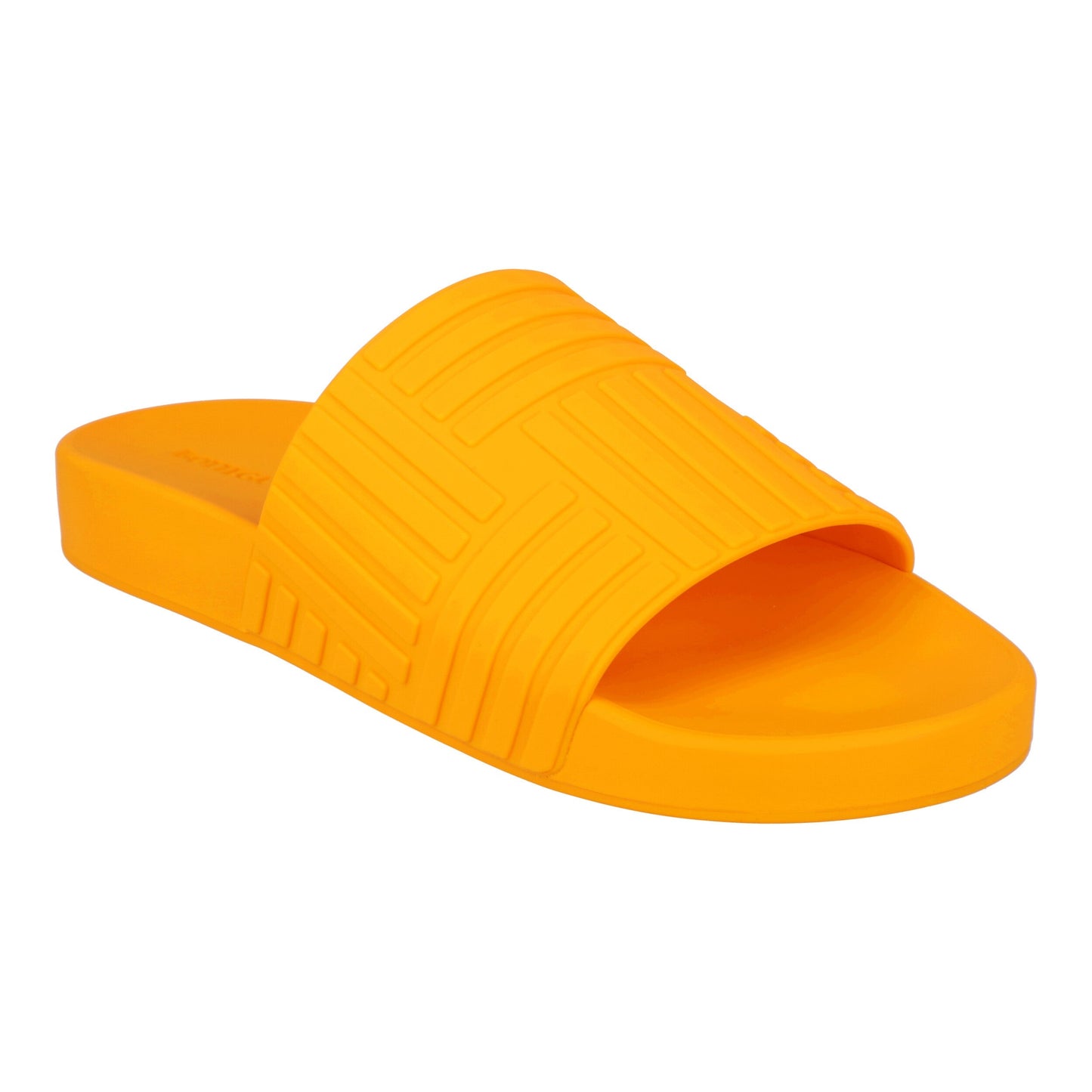 Luxury Bottega Veneta Resort Slides Orange