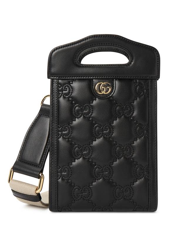 Luxury Gucci Trending 2025 GG Matelasse Mini Bag Black