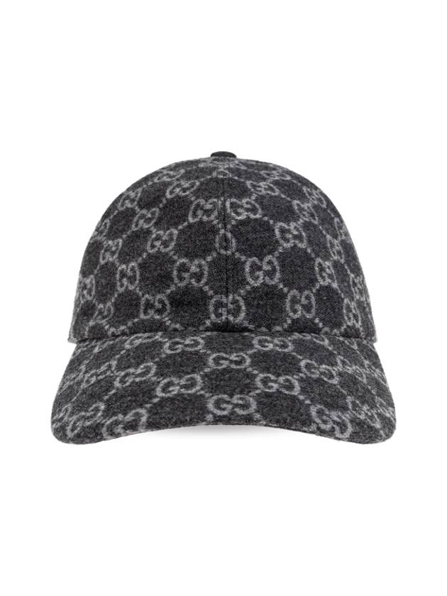 Luxury Gucci Trending 2025 GG Flannel Ball Cap Grey