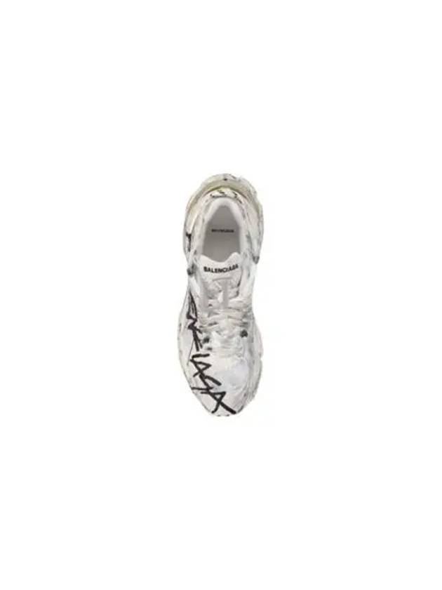 Luxury Balenciaga Runner Graffiti Low Top Sneakers White